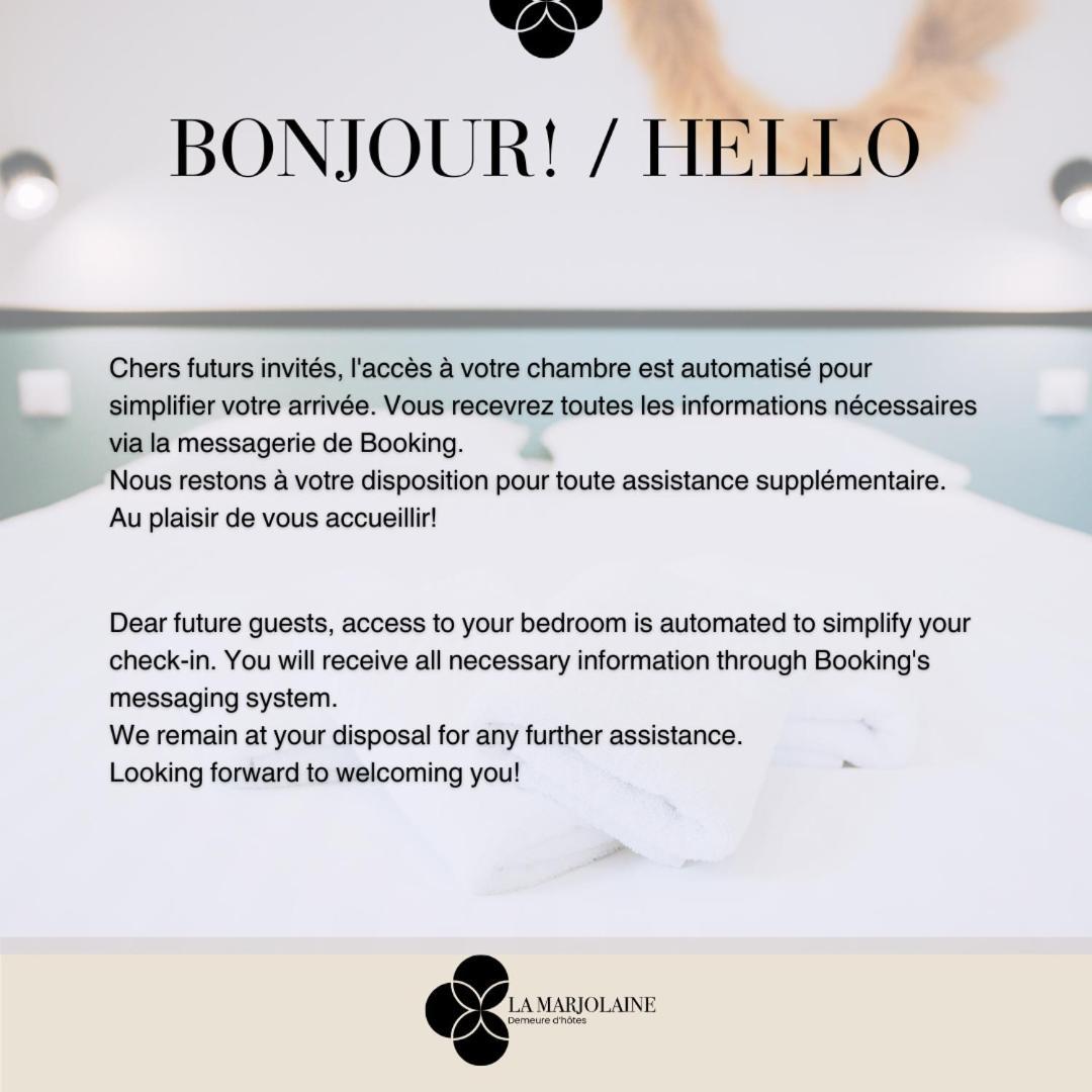 La Marjolaine - Demeure D'Hotes - Service Para-Hoteiier - Premium Châteauroux Exterior foto
